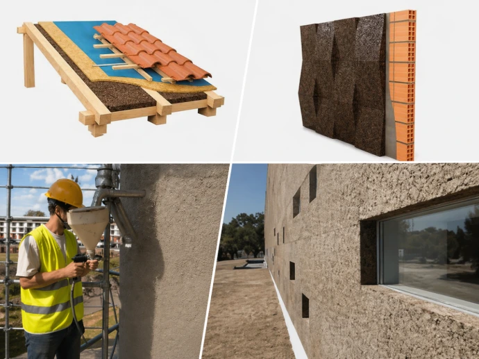Cork insulation boards and spray cork systems for UK retrofit projects