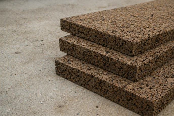 cork insulation boards for wall and roof insulation UK